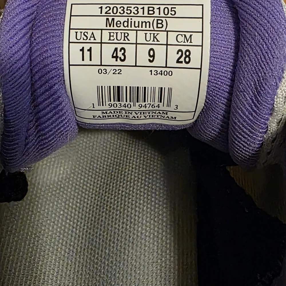 Brooks Women's 11 Adrenaline GTS 22 Running Shoes - Gray w Purple & Orange - Picture 8 of 10